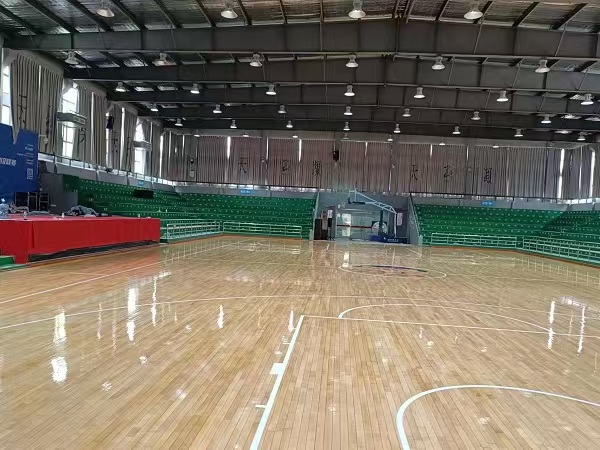 篮球馆运动木地板翻新